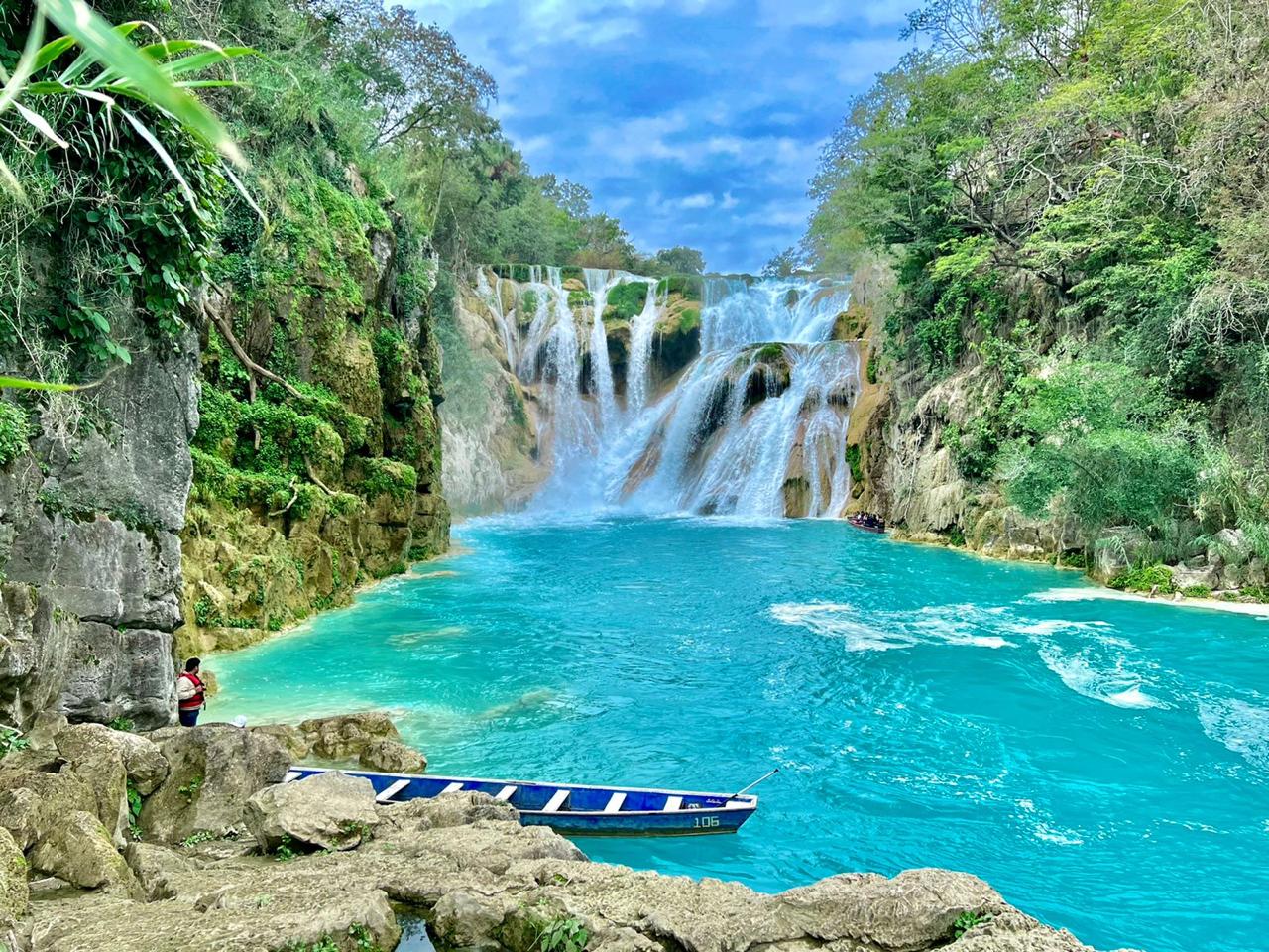 Paseo en Canoa a la Cascada El Meco reservaciones huasteca potosina compra de accesos compra de boletos pagina oficial Experiencia Huasteca