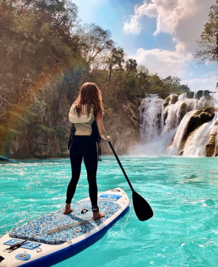 Cascada El meco Stand Up Paddle Huasteca Potosina